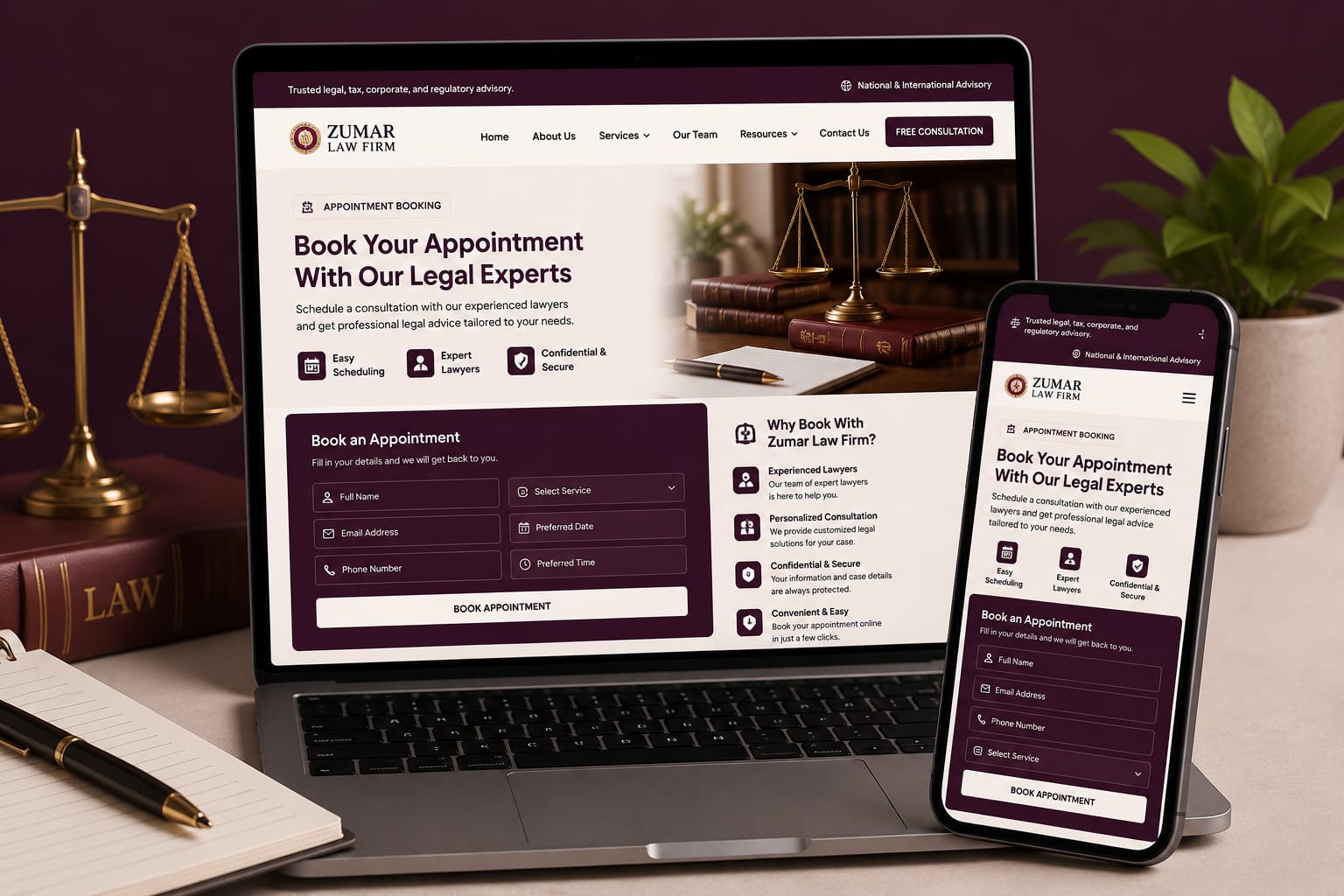 Book an appointment with Zumar Law Firm