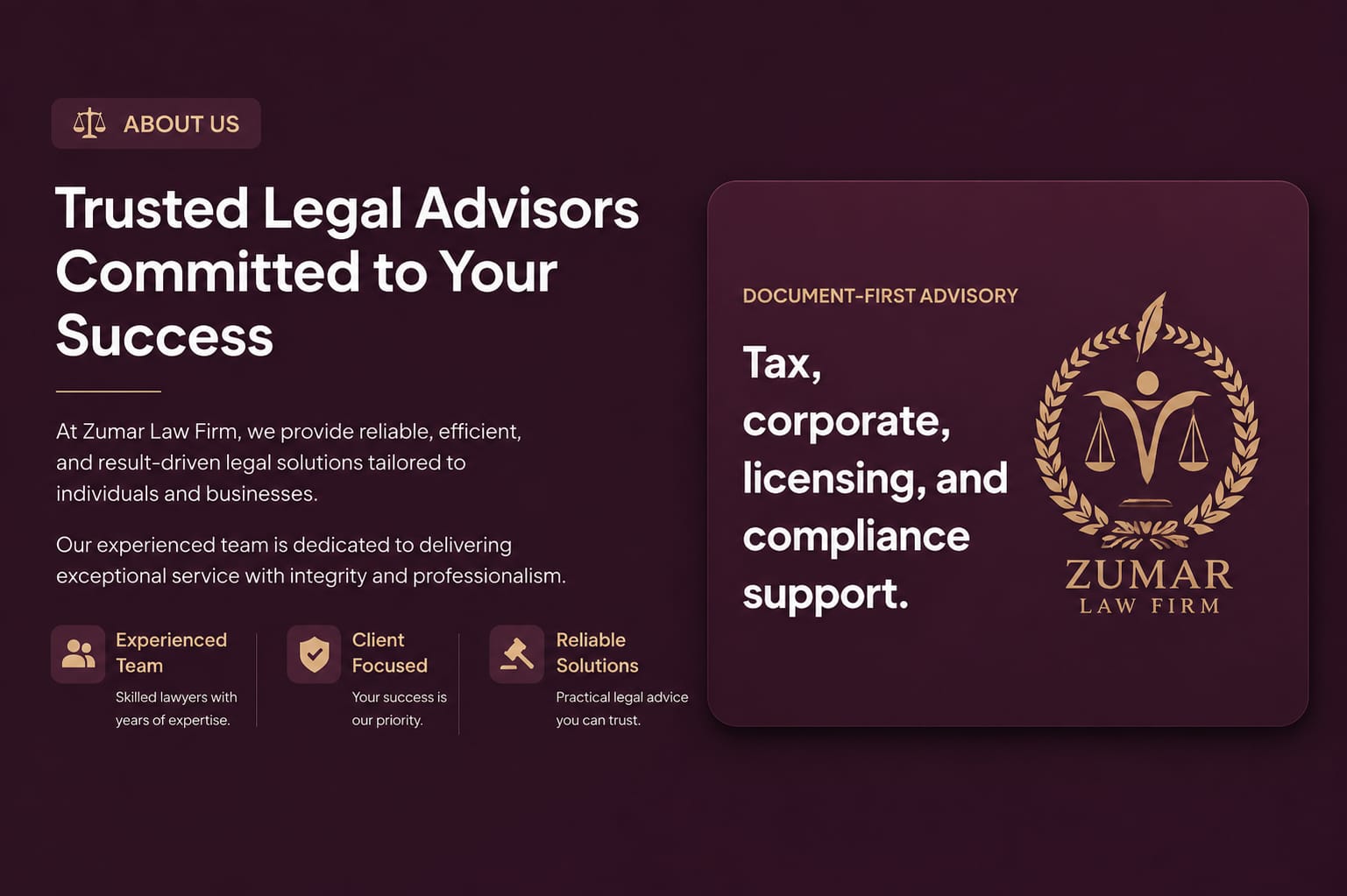 Zumar Law Firm about image