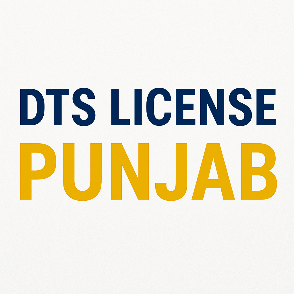 dts license punjab